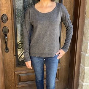 Rag & Bone/Jean Wool Grey Crew Neck Sweater